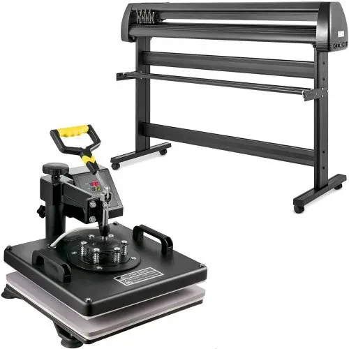 VEVOR 38x38cm Heißpresse maschine 5 In 1 Transferpresse hitzepressemaschine und 1350mm Vinyl Cutter Plotter Cutting Plotter Desktop Machine – Bild 9