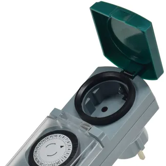 analoge Tages-Zeitschaltuhr, IP44 IP44, max. 3500W / 16A analoge Tages-Zeitschaltuhr, IP44 IP44, max. 3500W / 16A