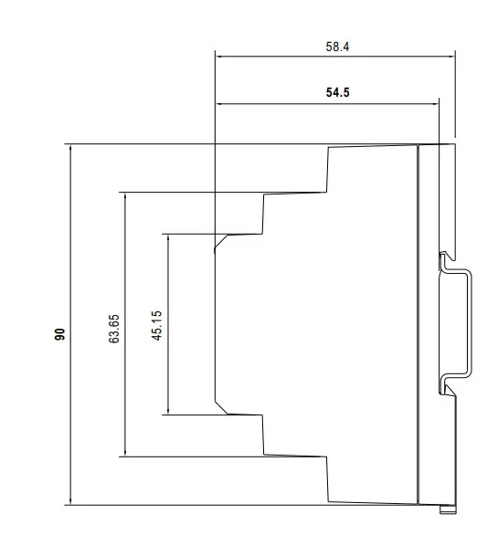 MEAN WELL Netzteil - 48V 15W Hutschiene – Bild 2