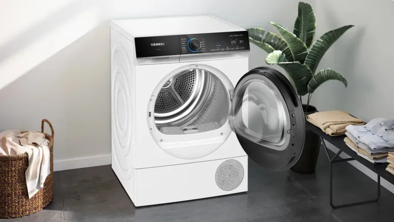 Siemens iQ700 WQ46B2D41 Wäschetrockner Freistehend Frontlader 9 kg Weiß – Bild 4