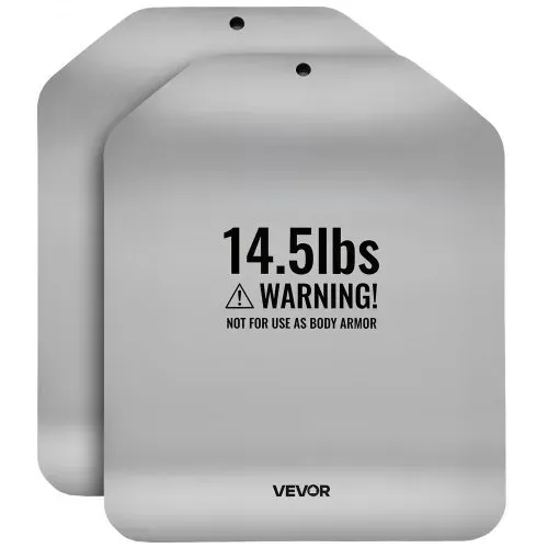 VEVOR Gewichtsplatten für Gewichtswesten 13,2 kg Set (2 x 6,6 kg), Gebogene Gewichtswestenplatten für WODs & Funktionelles Training, Ergonomisches Zusatzgewicht für Krafttraining, Laufen und Fitness – Bild 8