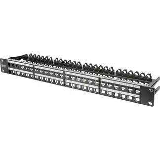 Modulares High Density Patchpanel, 24-Port, Rack Mount, geschirmt Modulares High Density Patchpanel, 24-Port, Rack Mount, geschirmt