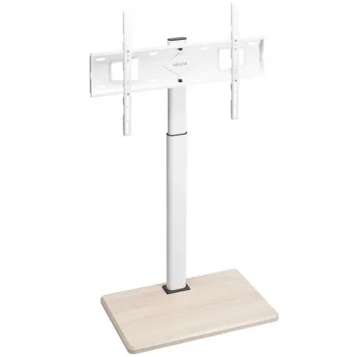 VEVOR rollbarer TV-Ständer TV-Wagen für 812,8-1778 mm TVs bis zu 45 kg, 25° Links-Rechts-Drehung & höhenverstellbare TV-Halterung mit Regal für Ecke Schlafzimmer Wohnzimmer (max. 600 x 400 mm) – Bild 8