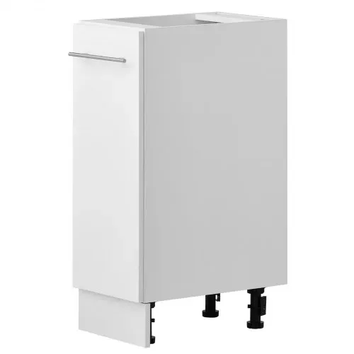 VEVOR Unterschrank 300x475x815 mm BxTxH Spanplatte Küchenunterschrank Weiß für Waschküche & Bad, ohne Arbeitsplatte, im Shaker-Stil, mit einer Schublade, Soft-Close-Mechanismus & Kantenverarbeitung – Bild 10