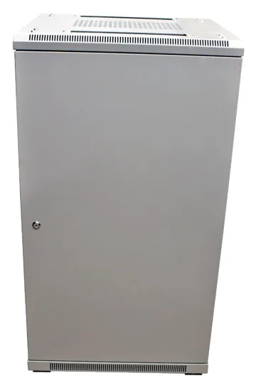 ALLNET 19"Schrank, 22HE, B600/T 600mm, Glastür, Lichtgrau, SNB-Serie, – Bild 2