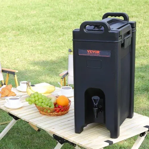 VEVOR Heiß- und Kaltgetränkespender Getränkespender 18,9 L, LDPE Heiß- und Kaltwasserbrunnen Großer Getränkespender mit Zapfen für Kaffee, Kalte Milch, Wasser, Saft usw. Isolierkanne 1-2 Personen – Bild 7