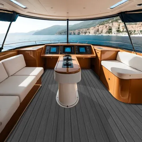 VEVOR Bootsbodenbelag, Bootsdeck aus EVA-Schaum, 2400 x 600 x 6 mm, rutschfester, selbstklebender Bodenbelag, 14400 cm² großer Marineteppich für Boote, Yachten, Pontons, Kajakdecks – Bild 7