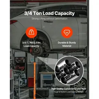 VEVOR Unterlift-Stützständer 0,75 t Unterhubwagen-Stützständer mit Hebehöhen 975-1915 mm & lagermontierter Drehgriff & selbstsichernde Gewindeschraube & zwei Rädern & Stützfahrzeugkomponenten VEVOR Unterlift-Stützständer 0,75 t Unterhubwagen-Stützständer mit Hebehöhen 975-1915 mm & lagermontierter Drehgriff & selbstsichernde Gewindeschraube & zwei Rädern & Stützfahrzeugkomponenten