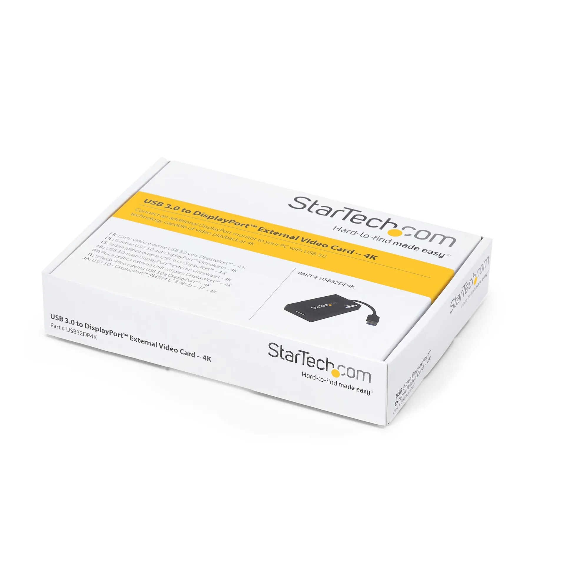 StarTech.com USB 3.0 auf DisplayPort Adapter - 4K 30Hz Ultra HD - DisplayLink zertifiziert - USB Typ-A zu DP Adapter Konverter für Monitor - Externe Video & Grafikkarte - Mac & Windows – Bild 5