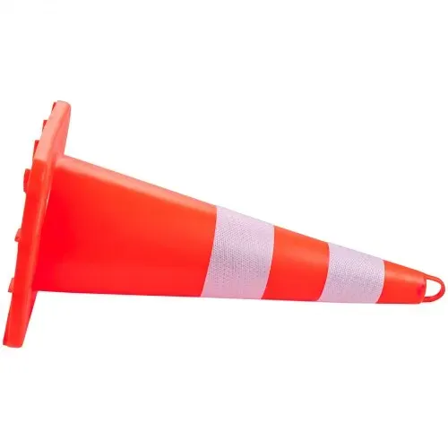 VEVOR Sicherheitskegel 73 cm Verkehrskegel, 6-teiliger PVC-Baukegel, 2 Reflektierende Kragen, Verkehrskegel mit Beschwerter Basis & Handring, für Verkehrskontrolle, Parken auf der Einfahrt – Bild 10