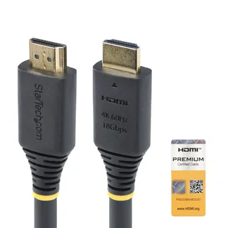 StarTech.com 10m Aktives High Speed HDMI Kabel, 4K 60Hz/1440p 144Hz, HDR10/HDCP 2.2/ARC, 18Gbps, UHD HDMI 2.0 Arc Kabel für Fernseher/Monitor/PC/Laptop/Projektor, TPE-Mantel StarTech.com 10m Aktives High Speed HDMI Kabel, 4K 60Hz/1440p 144Hz, HDR10/HDCP 2.2/ARC, 18Gbps, UHD HDMI 2.0 Arc Kabel für Fernseher/Monitor/PC/Laptop/Projektor, TPE-Mantel