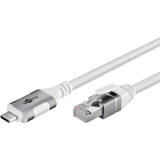 Ethernet-Kabel USB-C 3.2 Gen2 Stecker > RJ-45 Stecker, LAN-Adapter Ethernet-Kabel USB-C 3.2 Gen2 Stecker > RJ-45 Stecker, LAN-Adapter
