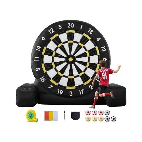 VEVOR aufblasbare Fußball-Dartboard Fußball Dartscheibe Spiel (3,05 m Höhe), riesiges Kick-Darts-Spiel mit Aufbewahrungstasche & Luftpumpe für einfachen Transport, Gartenspiele Outdoor-Spiele VEVOR aufblasbare Fußball-Dartboard Fußball Dartscheibe Spiel (3,05 m Höhe), riesiges Kick-Darts-Spiel mit Aufbewahrungstasche & Luftpumpe für einfachen Transport, Gartenspiele Outdoor-Spiele