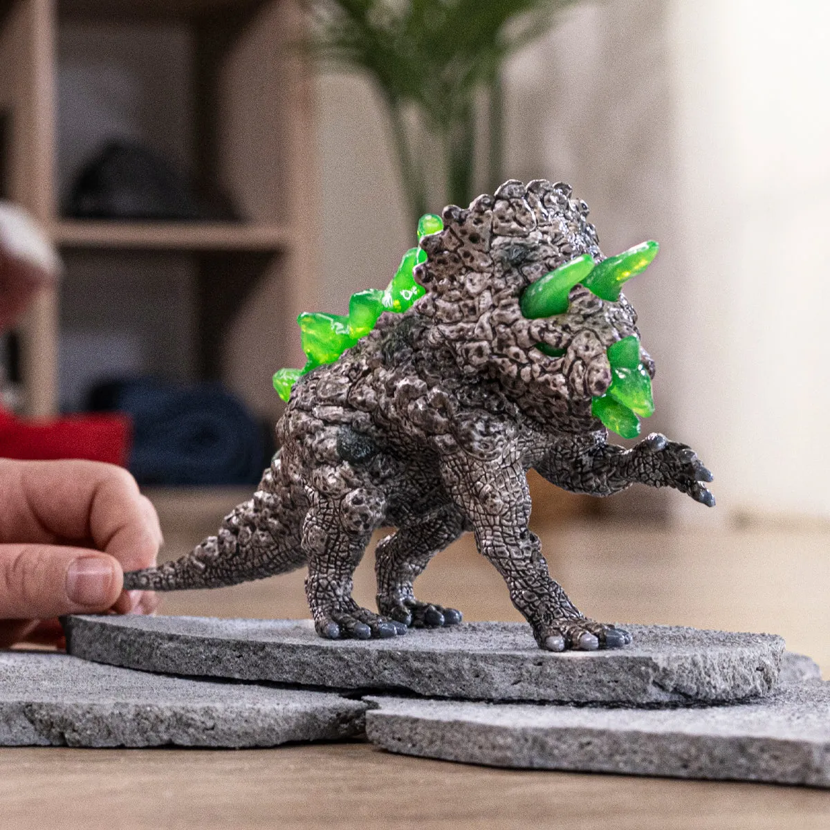 schleich ELDRADOR CREATURES Steintriceratops – Bild 2