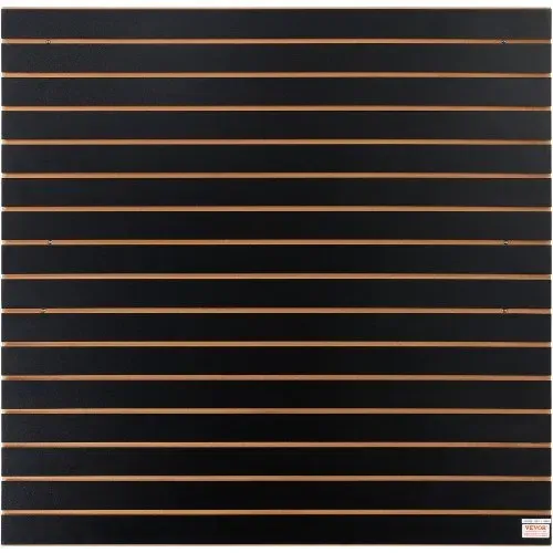 VEVOR 2er-Set Wandpanel Werkzeugwand 129,1x129,1cm Wandpaneel MDF Werkzeughalter Organizer, Lamellenwand Slatwall Stecktafel Pegboard Wandhalterung Ideal für Werkstatt Lager Keller Werkbank Garage – Bild 9