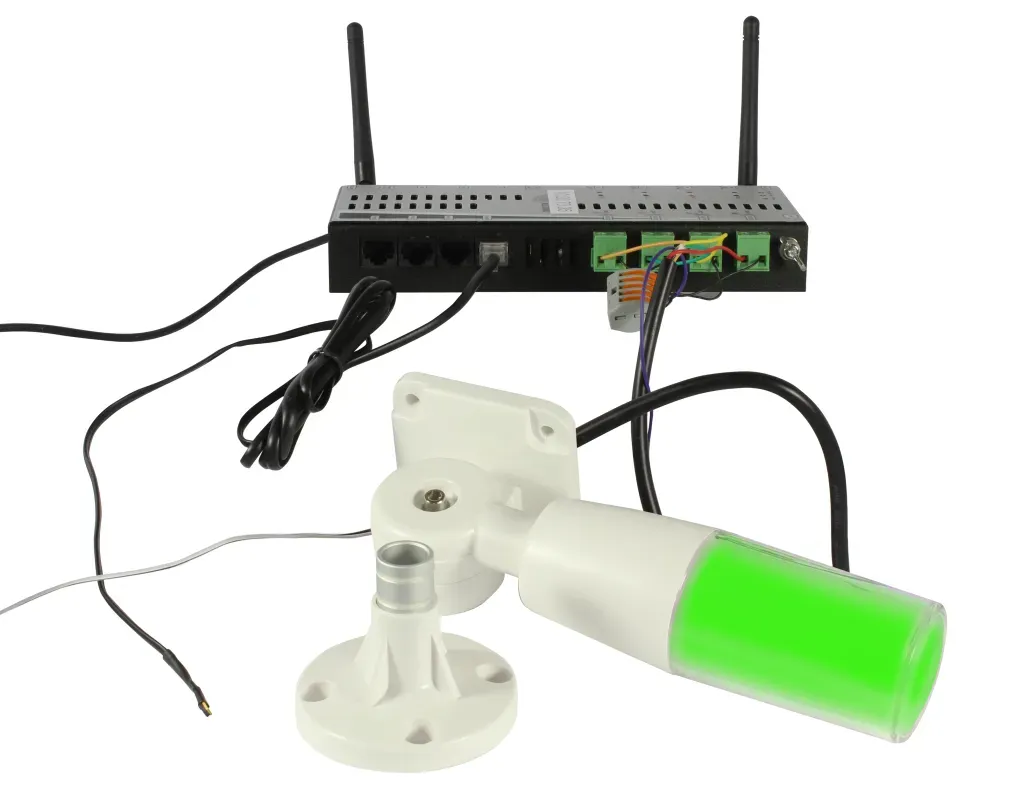 ALLNET MSR zbh. Signal/Warnlampe, Rot/Gelb/Grün/Buzzer einzeln ansteuerbar - FLASHLIGHT – Bild 2