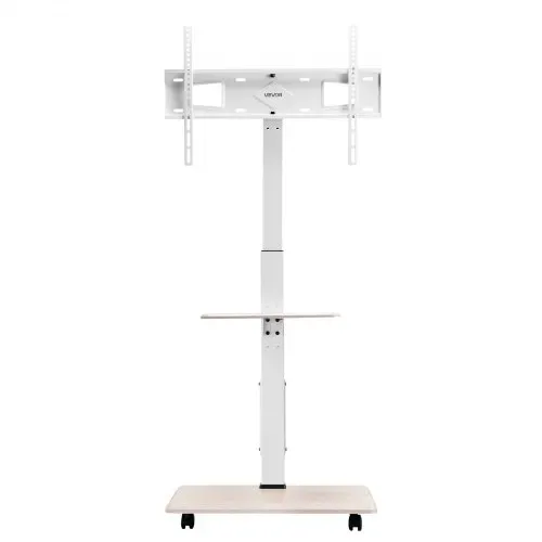 VEVOR rollbarer TV-Ständer Fernsehständer für 812,8-1778 mm TVs bis zu 40 kg, 25° Links-Rechts-Drehung & höhenverstellbare TV-Halterung mit Ablage für Schlafzimmer Wohnzimmer (max. 600 x 400 mm) – Bild 10
