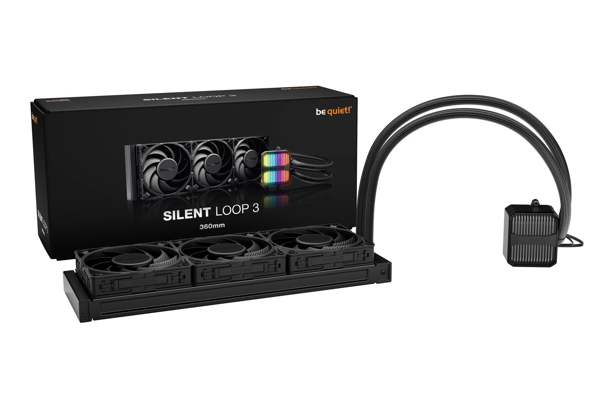 be quiet! Silent Loop 3 360 mm Prozessor All-in-One-Flüssigkeitskühler 12 cm Schwarz 1 Stück(e) – Bild 6