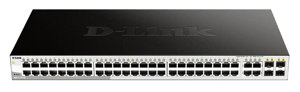D-Link DGS-1210-48 Netzwerk-Switch Managed L2 Gigabit Ethernet (10/100/1000) 1U Schwarz D-Link DGS-1210-48 Netzwerk-Switch Managed L2 Gigabit Ethernet (10/100/1000) 1U Schwarz
