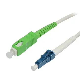 LWL-1-Faser-Patchk. 0.5mtr.LC-SC(APC), 9/125u, Schrägschliff, G657.A2, Synergy21, LWL-1-Faser-Patchk. 0.5mtr.LC-SC(APC), 9/125u, Schrägschliff, G657.A2, Synergy21,