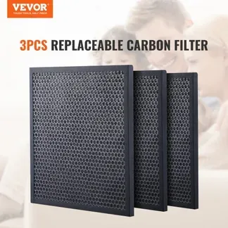 VEVOR Aktivkohlefilter, 3er-Pack, 40 x 40 cm Luftfilter-Ersatz, hocheffiziente Filter der Stufe 2, kompatibel mit BlueDri und VEVOR Wäscher, Luftreiniger, Ausrüstung zur Wasserschadensanierung VEVOR Aktivkohlefilter, 3er-Pack, 40 x 40 cm Luftfilter-Ersatz, hocheffiziente Filter der Stufe 2, kompatibel mit BlueDri und VEVOR Wäscher, Luftreiniger, Ausrüstung zur Wasserschadensanierung