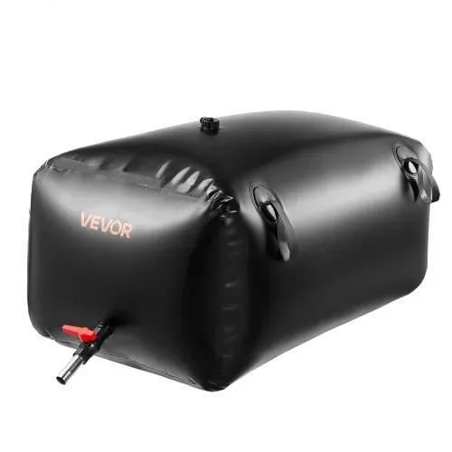 VEVOR Wasserblasen Aufbewahrungsbehälter, 240 L, Wassersack faltbar, Wasserbehälter aus 1000D PVC, Wasserbehälter auslaufsicher, ideal für Camping, Gartenbewässerung, RV & Notfälle, Schwarz – Bild 9