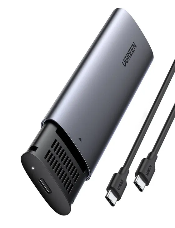 Ugreen 10902 Speicherlaufwerksgehäuse SSD-Gehäuse Grau M.2 Ugreen 10902 Speicherlaufwerksgehäuse SSD-Gehäuse Grau M.2