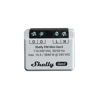 Shelly · Unterputz · „PM Mini Gen. 3“ · 2er Pack · WLAN · BT Shelly · Unterputz · „PM Mini Gen. 3“ · 2er Pack · WLAN · BT
