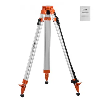 VEVOR Laser-Wasserwaagen-Stativ, 5/8″-11-Gewindehalterung, 16,53-65,55 Zoll Höhenverstellung, robustes Vermessungs-Stativ für Bau-Laser-Wasserwaagen-Scanner, einziehbare Beine, rutschfeste Füße, professionell VEVOR Laser-Wasserwaagen-Stativ, 5/8″-11-Gewindehalterung, 16,53-65,55 Zoll Höhenverstellung, robustes Vermessungs-Stativ für Bau-Laser-Wasserwaagen-Scanner, einziehbare Beine, rutschfeste Füße, professionell