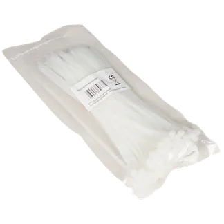 Kabelbinder McPower, transparent, 200×2,5mm, 100er-Pack, UV beständig Kabelbinder McPower, transparent, 200×2,5mm, 100er-Pack, UV beständig