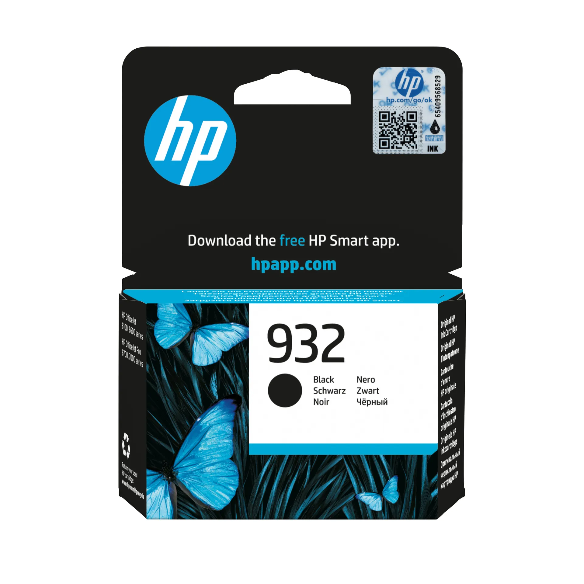 HP 932 Schwarz Original Tintenpatrone HP 932 Schwarz Original Tintenpatrone