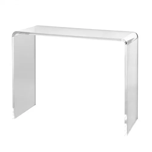 VEVOR U-förmiger Beistelltisch 964 x 381 x 740 mm, U-förmiger Acryltisch Beistelltisch, Transparenter Couchtisch für Getränke, Essen, Snacks, Verwendet im Wohnzimmer, Schlafzimmer, Arbeitszimmer usw. – Bild 10
