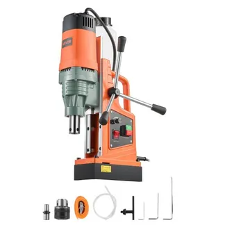 VEVOR Magnetbohrmaschine, 1550-W-Motor, Magnetbohrer 50 mm Kernbohrdurchmesser, 13000 N Magnetkraft, Drehzahlregelung 0–550 U/min, Kernbohrmaschine für Metalloberflächen, Heimwerkerbedarf VEVOR Magnetbohrmaschine, 1550-W-Motor, Magnetbohrer 50 mm Kernbohrdurchmesser, 13000 N Magnetkraft, Drehzahlregelung 0–550 U/min, Kernbohrmaschine für Metalloberflächen, Heimwerkerbedarf