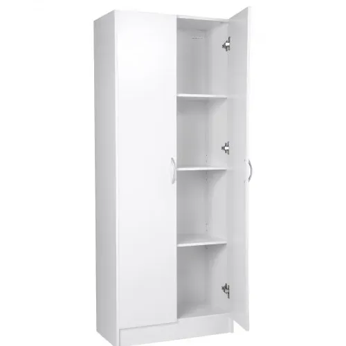VEVOR Küchen-Vorratsschrank, 1529 mm Vorratsschrank für Lebensmittel, 50 kg, Freistehender Vorratsschrank mit 3 Regalen (2 Verstellbar), Vorratskammer aus Holzwerkstoff für Küche, Esszimmer – Bild 9