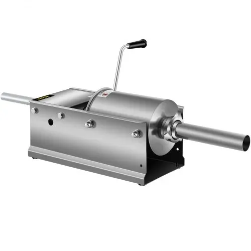 VEVOR Wurstfüller 3L Fleischwölfe Wurstmaschine Wurstfüllmaschine Horizontal Edelstahl Wurstspritze – Bild 8