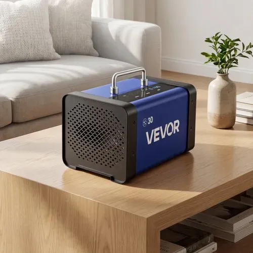 VEVOR Ozongenerator 30000mg/h, Industrielles Ozongerät mit 15s Startverzögerung Wasser-Ozonisierung & Fernbedienung, Ozonisator für Max. 250㎡, Ozon-Luftreiniger gegen Gerüche für Auto Hotel Wohnung – Bild 7