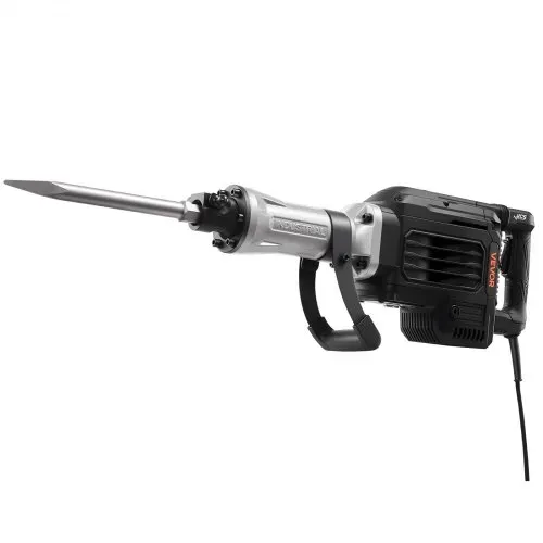 VEVOR Abbruchhammer 3000 W elektrischer Betonhammer, 1700 BPM Presslufthammer mit Spitzmeißel & Tragekoffer & Handschuhe & Schutzbrille, für Beton Wände Ziegel Fliesen Fundamente Schwarz – Bild 10