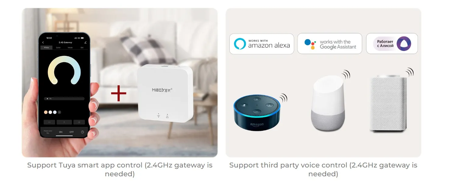 MiBoxer SR2-2 LED Controller 3in1 (Single+CCT(dual white)) DC12/24V 2,4G – Bild 4