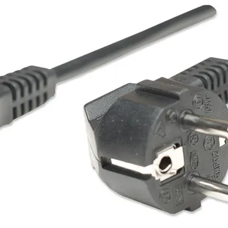 Manhattan Stromkabel für Notebooknetzteile, C5 auf Schutzkontakt, 1,8 m Manhattan Stromkabel für Notebooknetzteile, C5 auf Schutzkontakt, 1,8 m