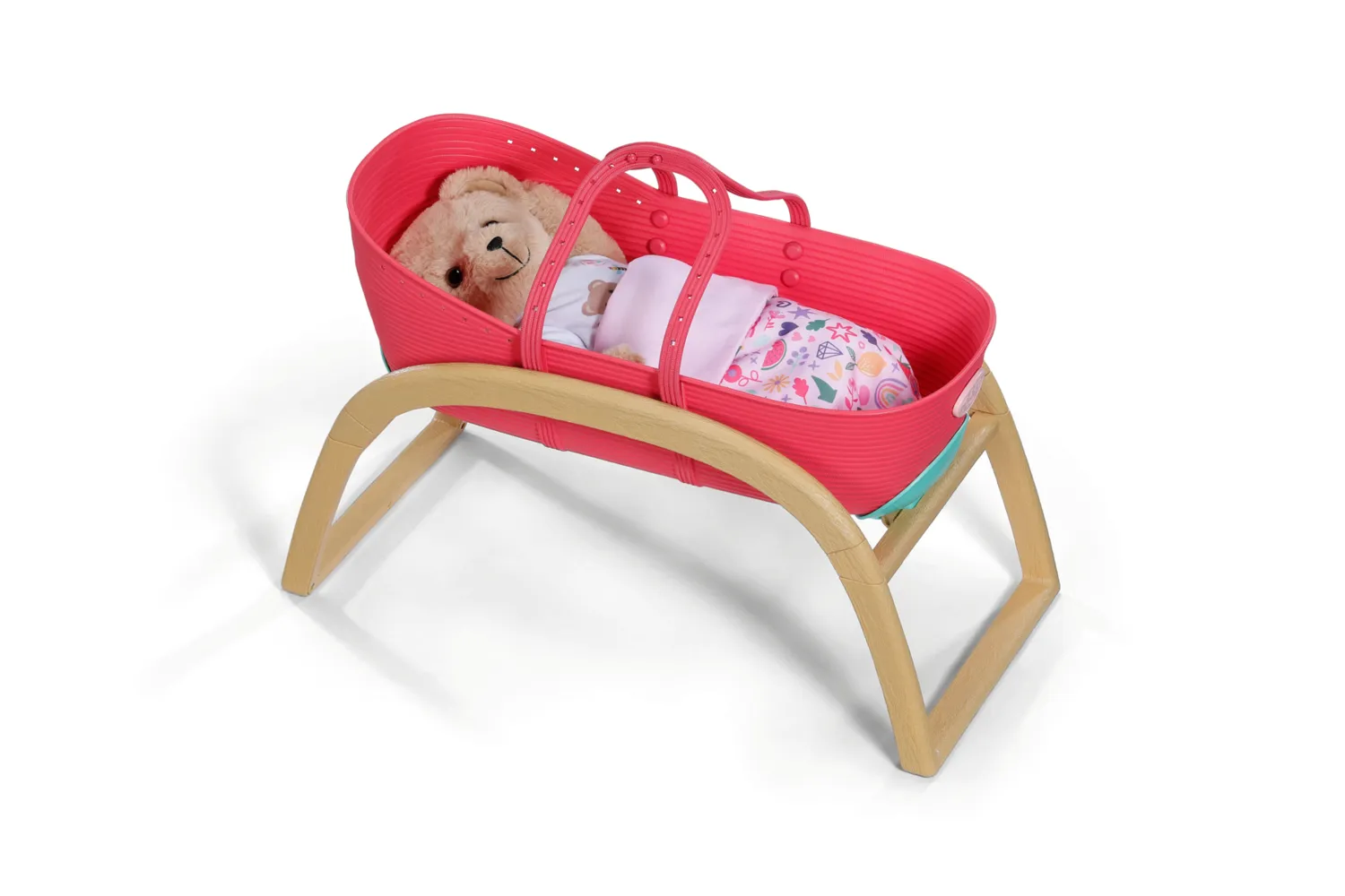 BABY born 3 in 1 Pinplay Bassinet Puppenbett/Kinderbett – Bild 4