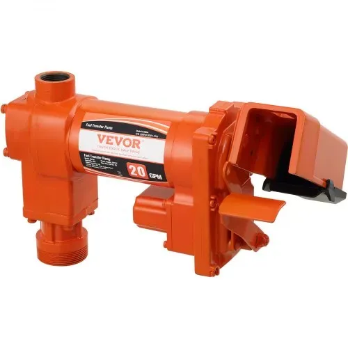 VEVOR Kraftstoff-Transferpumpe, 12 V, 75,7 L/min, 1/4 PS, Absaugpumpe mit hohem Durchfluss & Kraftstoff-Sammelkasten-Design für Benzin, Diesel, Kerosin, Biodiesel, Ethanol- & Methanolmischungen – Bild 10