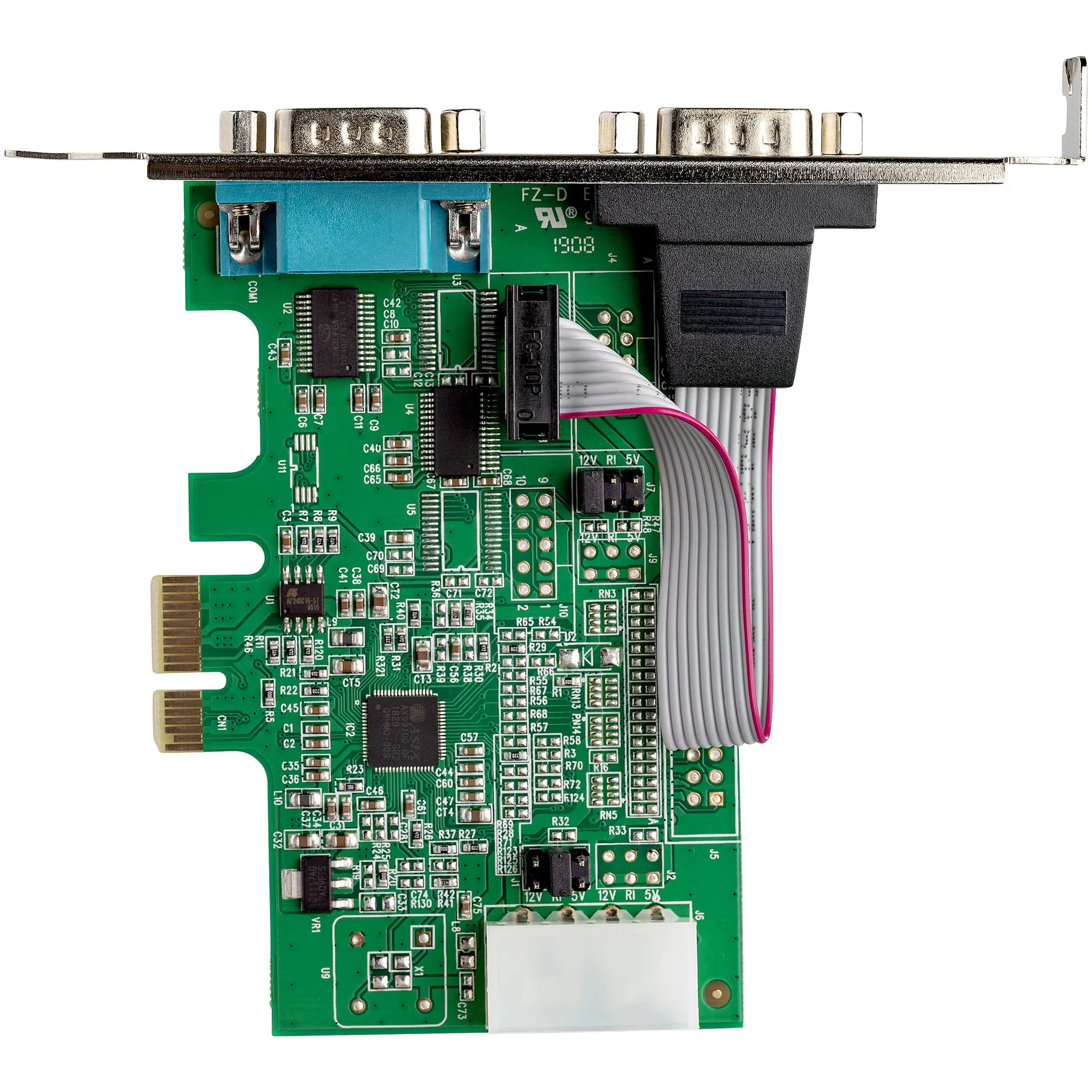 StarTech.com 2 Port Serielle PCI Express RS232 Adapter Karte - Serielle PCIe RS232 Kontroller Karte - PCIe zu Dual Serielle DB9 - 16950 UART - Erweiterungskarte - Windows & Linux – Bild 5