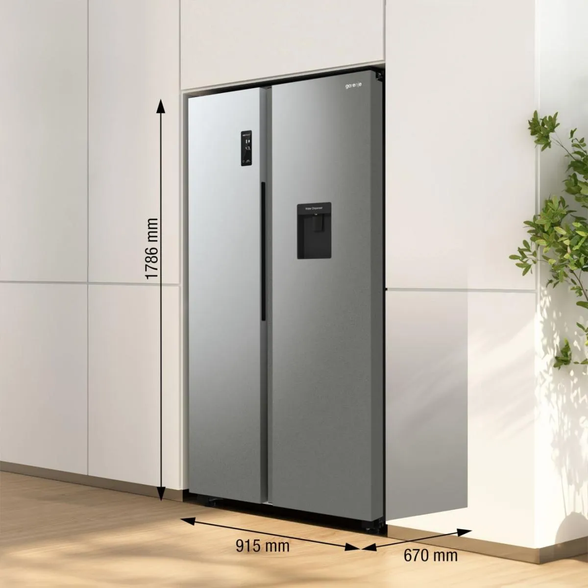 Gorenje Side by Side NRR9185EAXLWD BK065B – Bild 2