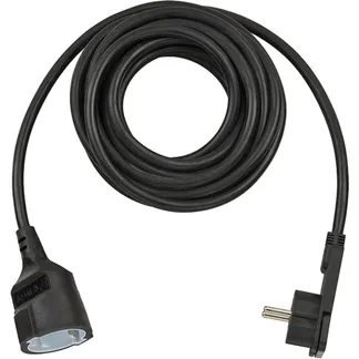 Verlängerungskabel, 1x Winkel-Flachstecker Verlängerungskabel, 1x Winkel-Flachstecker