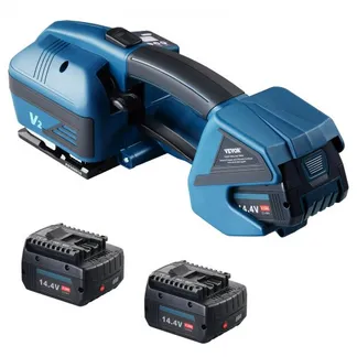 VEVOR Elektrische Umreifungsmaschine, für 0,35″-0,63″ PP-PET-Bänder, tragbares elektrisches Umreifungswerkzeug mit Digitalanzeige, 2 x 4000 mAh batteriebetriebenes automatisches Umreifungswerkzeug für Verpackungskartonpaletten VEVOR Elektrische Umreifungsmaschine, für 0,35″-0,63″ PP-PET-Bänder, tragbares elektrisches Umreifungswerkzeug mit Digitalanzeige, 2 x 4000 mAh batteriebetriebenes automatisches Umreifungswerkzeug für Verpackungskartonpaletten