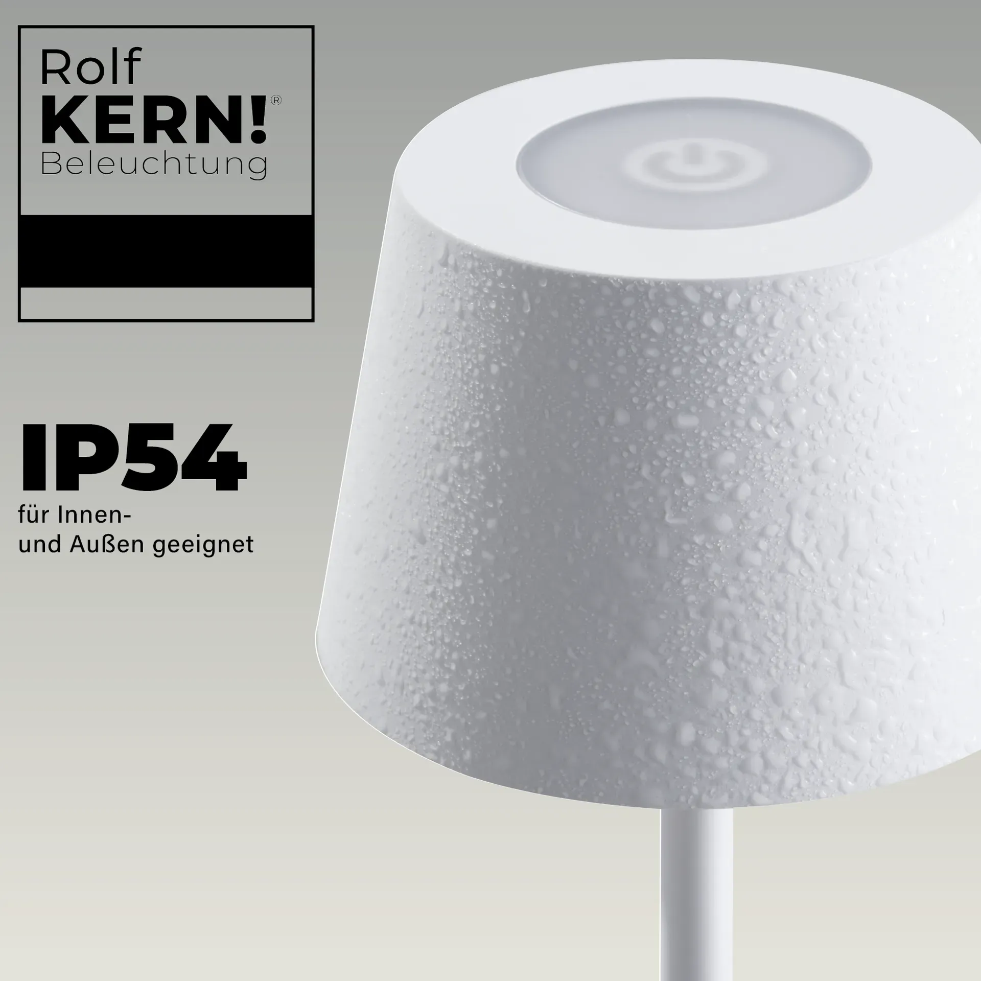 LED-Tischleuchte ROLF KERN Club Nano 21cm, weiß, Akku, dimmbar – Bild 3