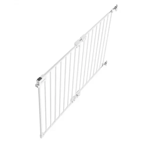 VEVOR Treppenschutzgitter 670–1080 mm Verstellbare Breite, 715 mm Hohes Türschutzgitter, Kindergitter mit Bohrset (ohne Bodenstange), Kinderschutzgitter für Treppen, Türrahmen & Wohnräume, Weiß – Bild 10
