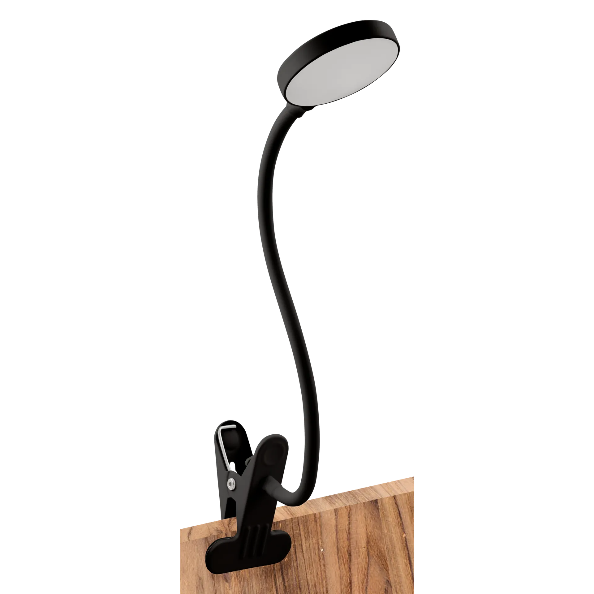 LED-Klemmleuchte EINLICHT “Halo“ 3,3W, 438lm, step-dimmbar, warmweiß LED-Klemmleuchte EINLICHT “Halo“ 3,3W, 438lm, step-dimmbar, warmweiß