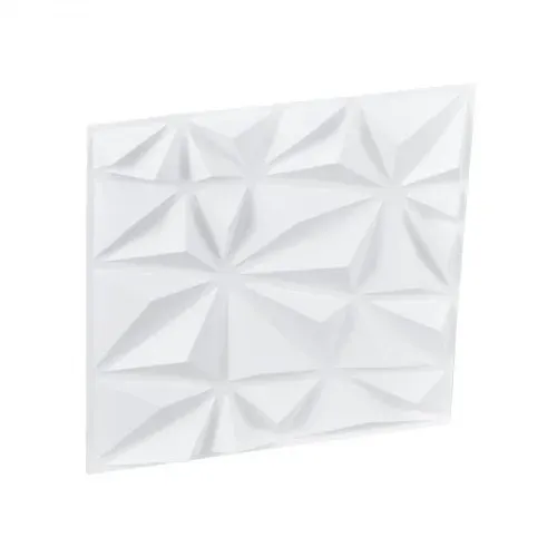 VEVOR 3D-Wandpaneele 33er-Set, 30x30 cm PVC-Moderne minimalistische Wandverkleidung, 2,97 m² Deckkraft, Wanddeko, Inneneinrichtung für Decke, Schlafzimmer, Wohn- und Spielzimmer, Mattweiß – Bild 9