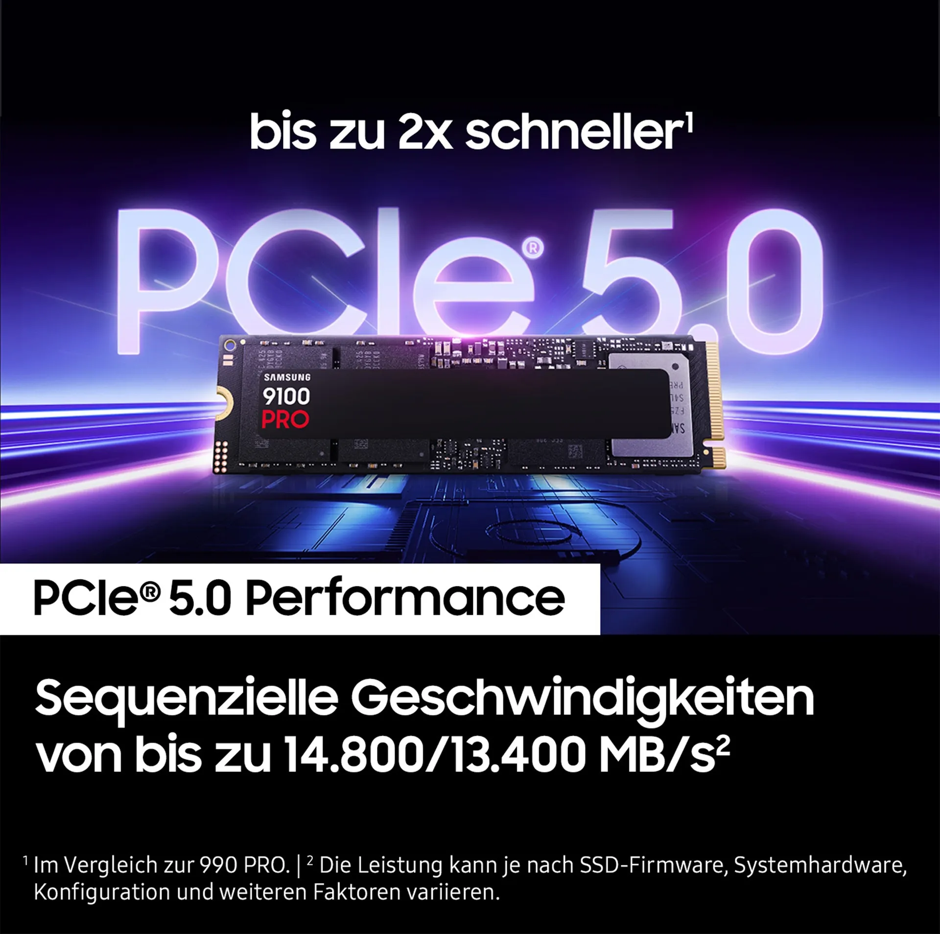 Samsung 9100 PRO PCIe® 5.0 NVMe™ M.2 SSD - 1 TB – Bild 4